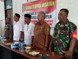 Hadiri Serah Terima Jabatan Kades Benua Baru, Babinsa Koramil Muara Bengkal Harap Tetap Bersinergi