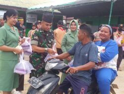 Berbagi Takjil, Upaya Koramil Muara Ancalong Permudah Warga dan Musafir