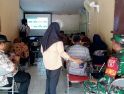 Babinsa Batu Ampar Hadiri Rapat Forum Publik tentang Verifikasi dan Validasi Data Terpadu Kesejahteraan