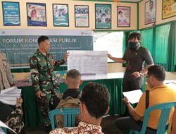 Babinsa Koramil Muara Bengkal Hadiri Sosialisasi Pendataan Awal Registrasi Sosial Ekonomi