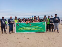 Bantu Pemerintah, Koramil Bengalon Bersih Pantai Sekerat