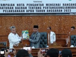 DPRD Kutim Dengarkan NPP APBD 2022