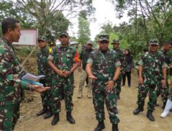 Tim Wasev Mabes TNI AD Tinjau Pelaksanaan TMMD ke-117 di Kongbeng