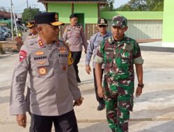 Kuatkan Sinergitas, Dandim 0909/KTM Terima Kunker Kapolda Kaltim di Koramil Teluk Pandan