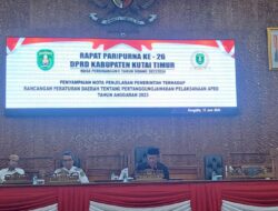 DPRD Kutai Timur Bahas Pertanggungjawaban APBD 2023 dalam Rapat Paripurna