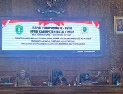 DPRD Kutim Gelar Rapat Paripurna ke-XVIII