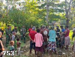 Rasa Kepedulian TNI Saat Menghadiri Masyarakat Batom yang Berduka