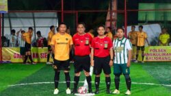 Laga Persahabat Polres Kutim vs Jurnalis Kutim Berakhir Imbang 1-1,  AKBP Fauzan Arianto: Momentum Menyemarakkan HUT ke-80 Bhayangkara
