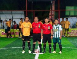 Laga Persahabat Polres Kutim vs Jurnalis Kutim Berakhir Imbang 1-1,  AKBP Fauzan Arianto: Momentum Menyemarakkan HUT ke-80 Bhayangkara
